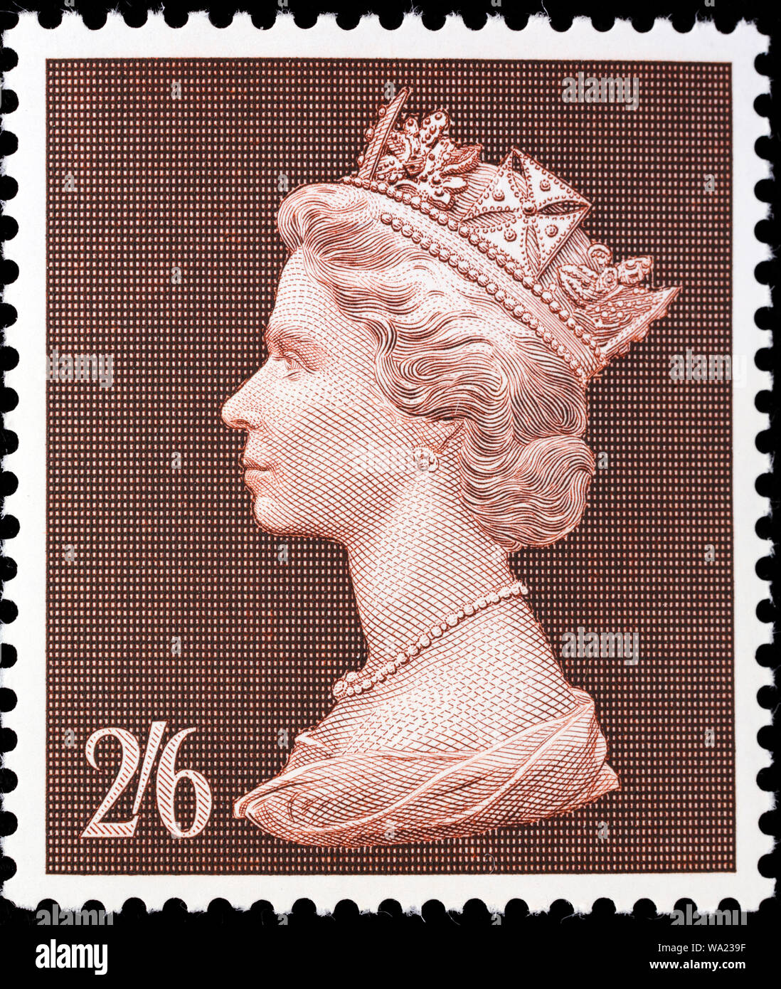 La Reina Isabel Ii Gran Bretaña Sello Postal Británico Fotografías E