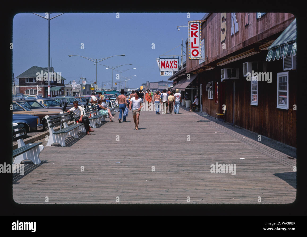 Boardwalk, Long Branch, Nueva Jersey Fotografía de stock - Alamy