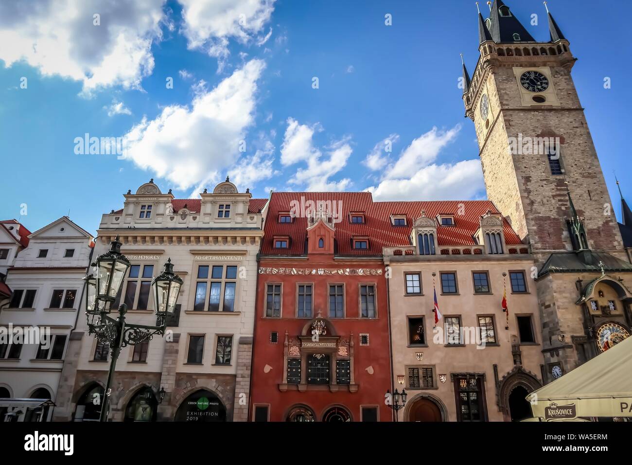 La Ciudad Vieja de Praga Foto de stock