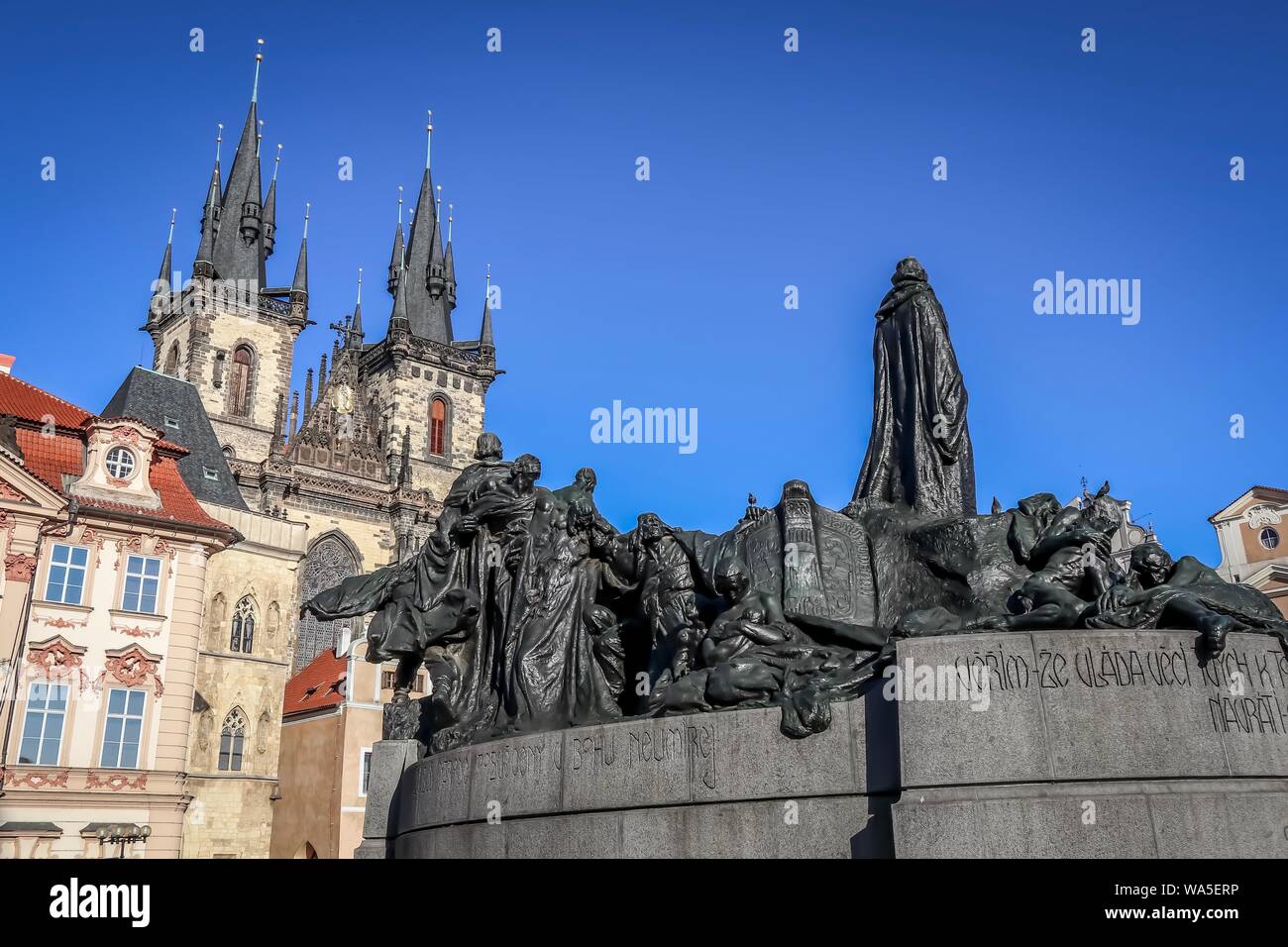 La Ciudad Vieja de Praga Foto de stock