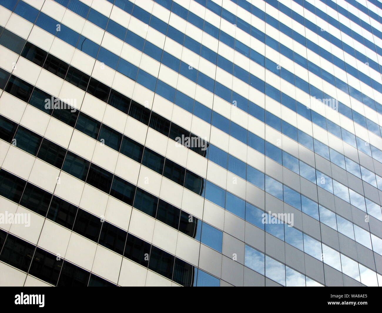 Visión abstracta de edificios altos Foto de stock
