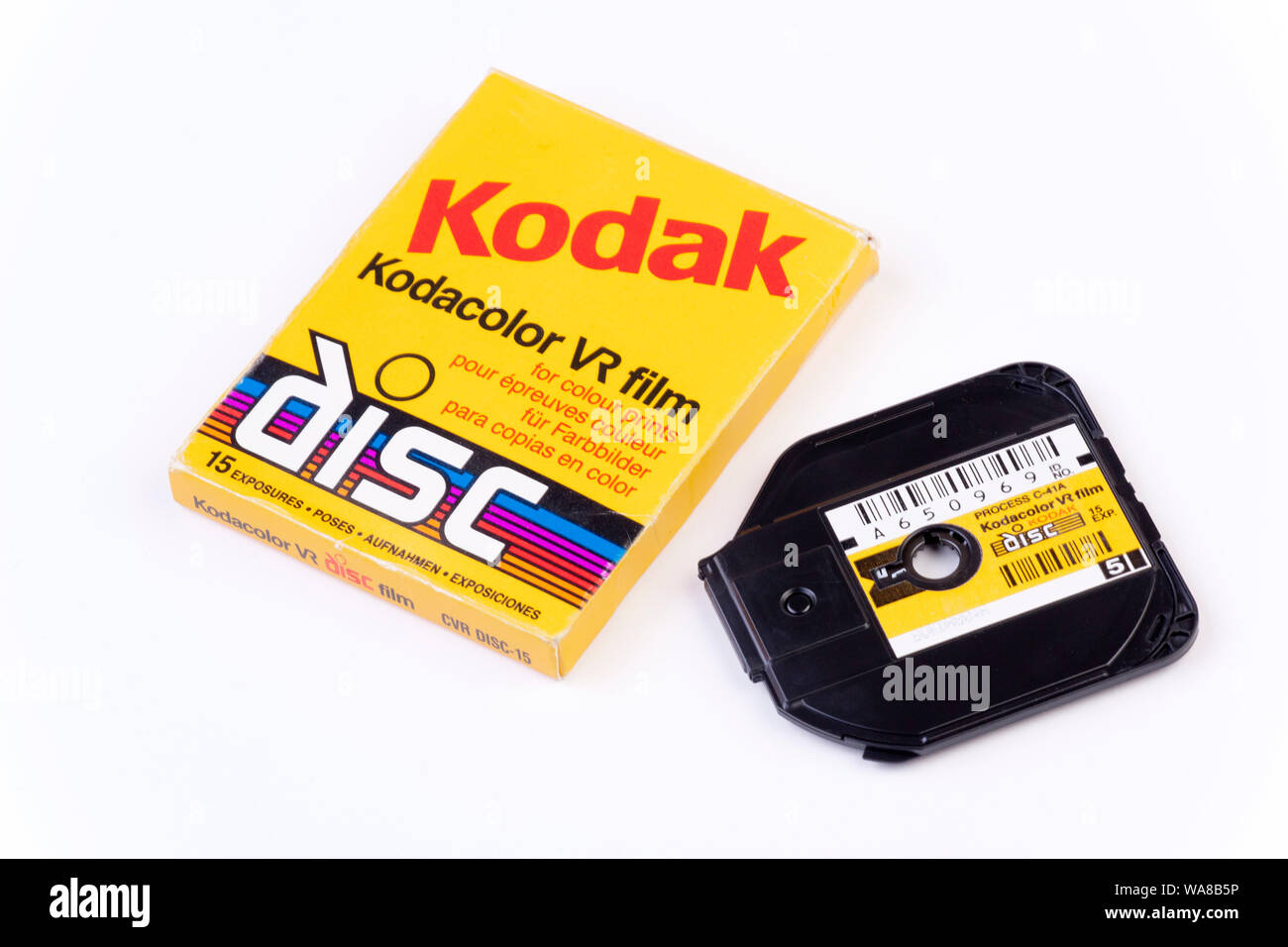 Discos Kodak film que no pudo sostener el crecimiento del mercado masivo Foto de stock