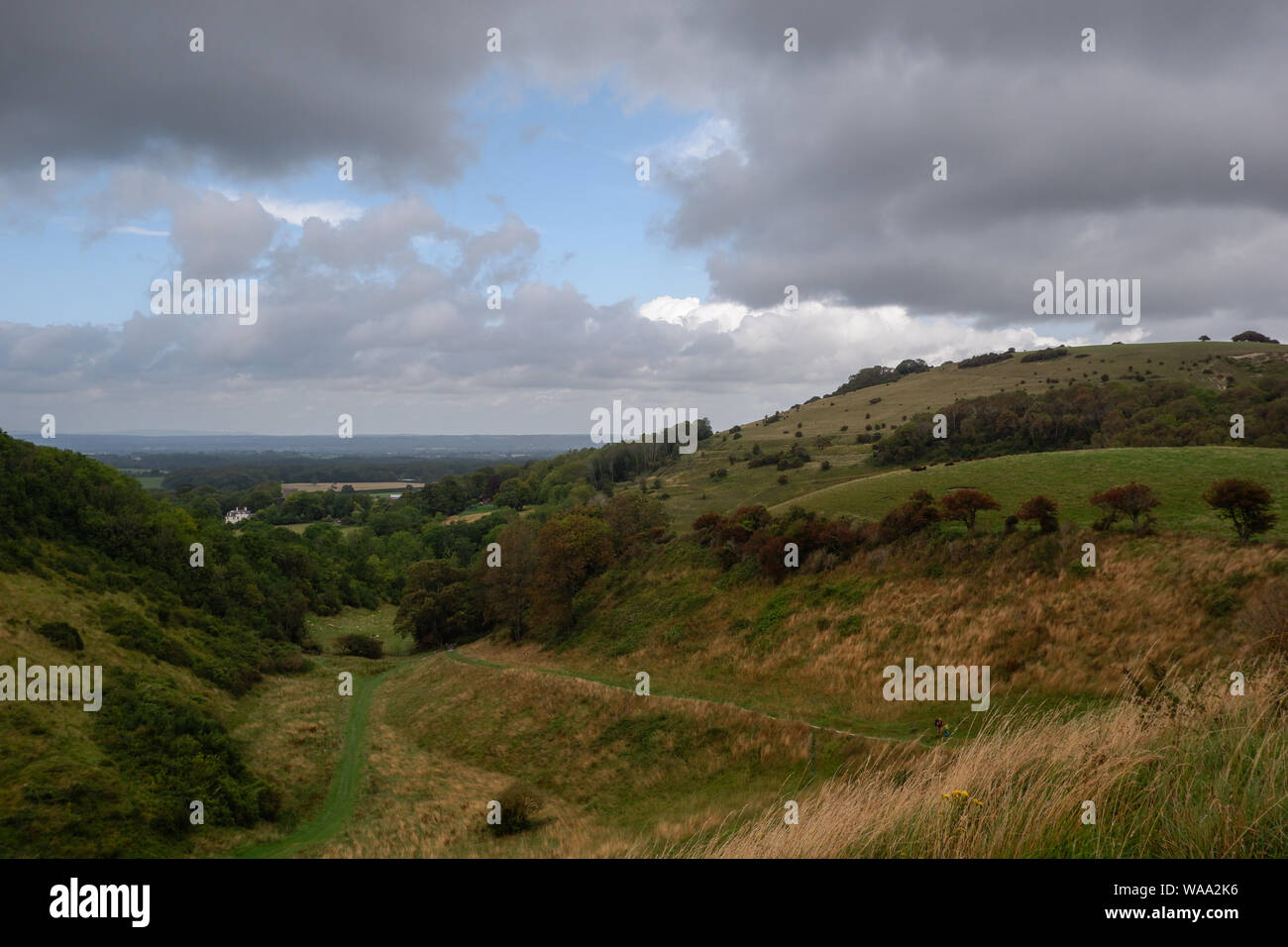 Devil's Dyke, South Downs, West Sussex, Reino Unido Foto de stock