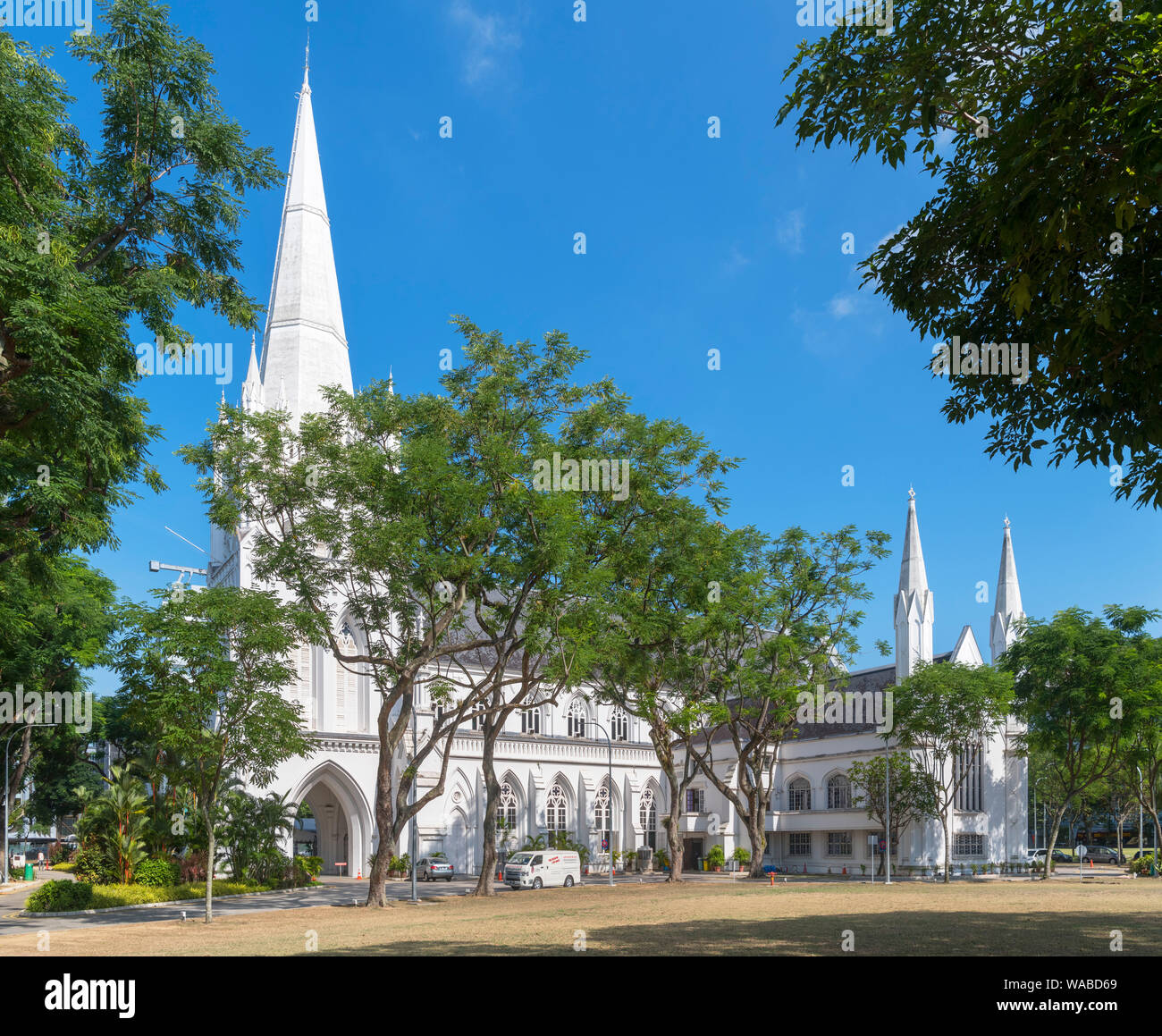 La Catedral de San Andrés, la ciudad de Singapur, Singapur Foto de stock