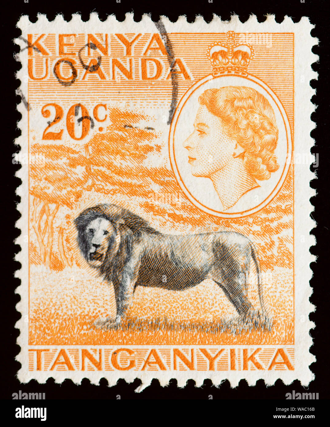 Kenya uganda tanganyika postage stamp fotografías e imágenes de alta