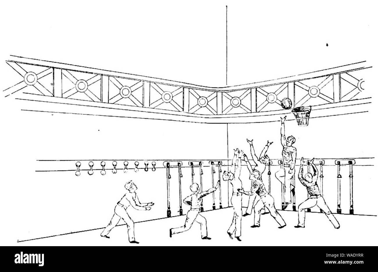 El Dr. James Naismith's Original 13 reglas del basket ball pg 1