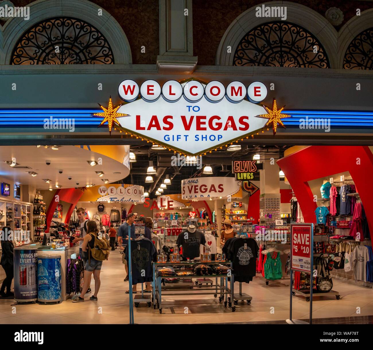 Tienda de regalos, tienda de regalos, Las Vegas Las Vegas, Nevada, EE.UU. Foto de stock