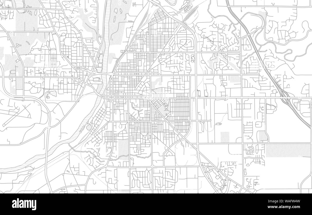 Lafayette, Indiana, EEUU, brillante esbozado mapa de vectores con