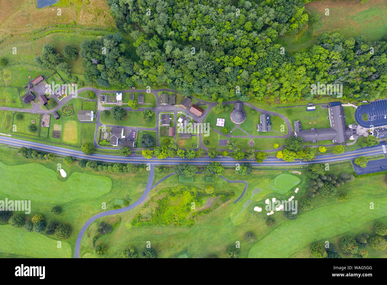 Museo de los agricultores, en Cooperstown, NY, EE.UU. Foto de stock