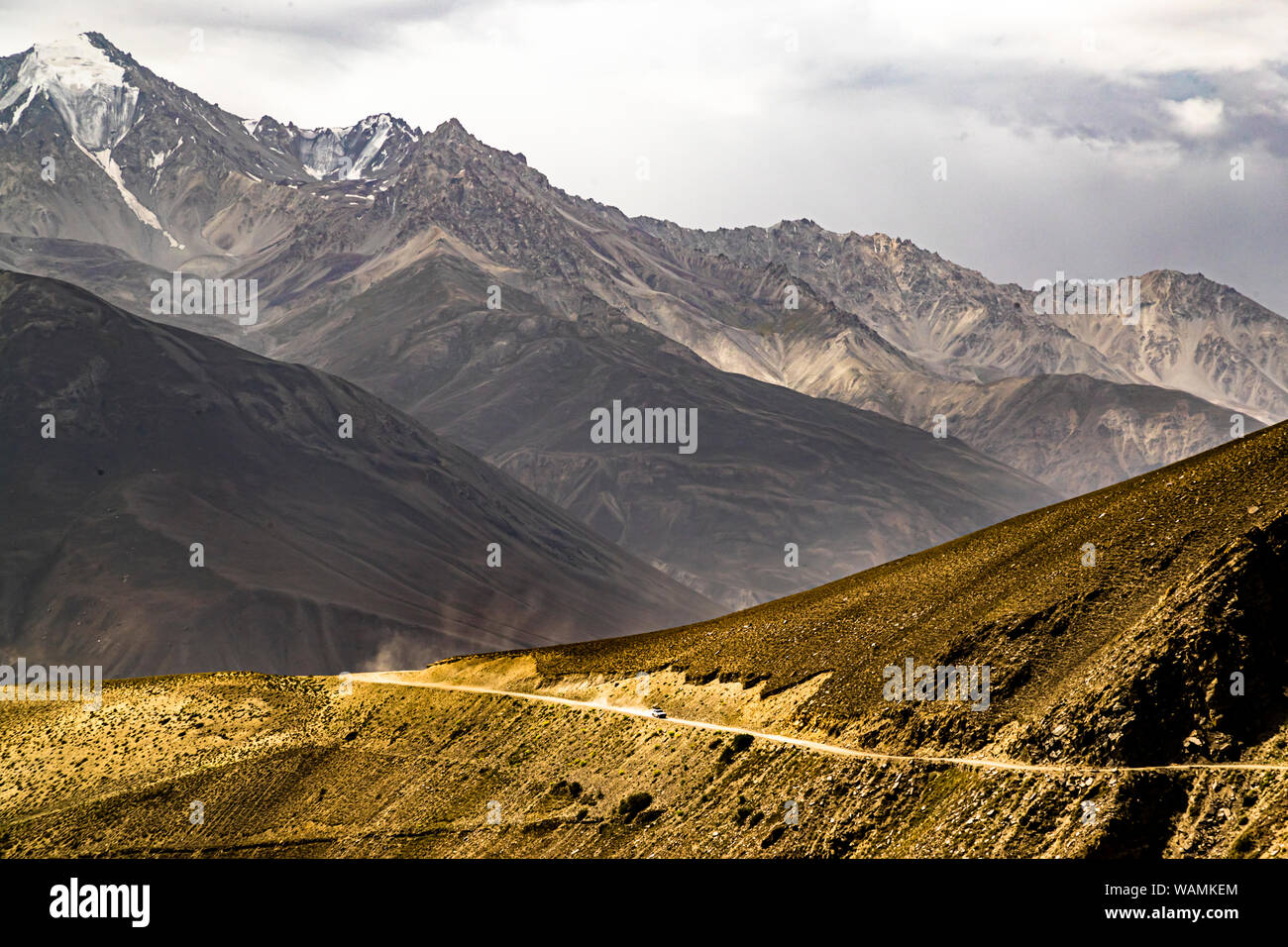 Silk Road en el distrito de Murghob, Tayikistán Foto de stock