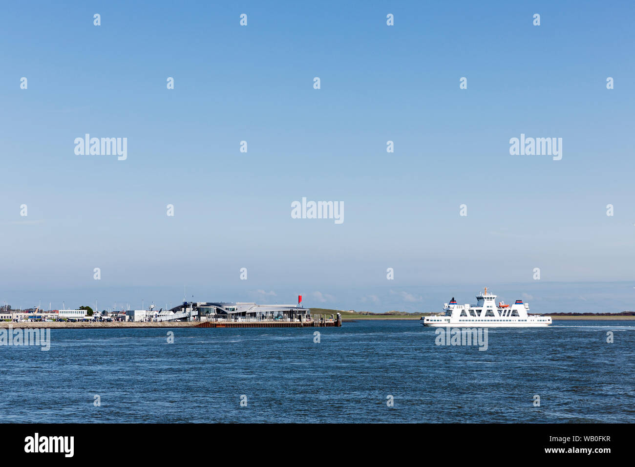 Norderney, Fähre, Hafen, Fährterminal Foto de stock