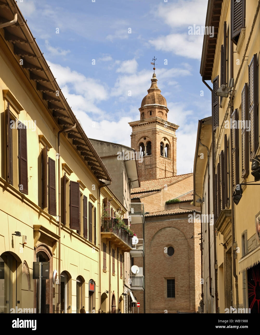 Templo de Malatesta en Rímini. Región de Emilia-Romagna. Italia Foto de stock