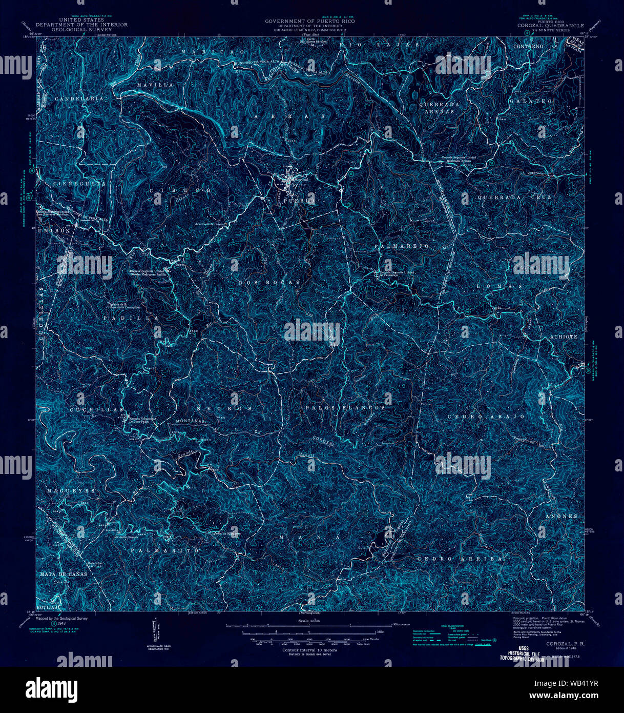 Puerto rico mapa corozal fotografías e imágenes de alta resolución Alamy