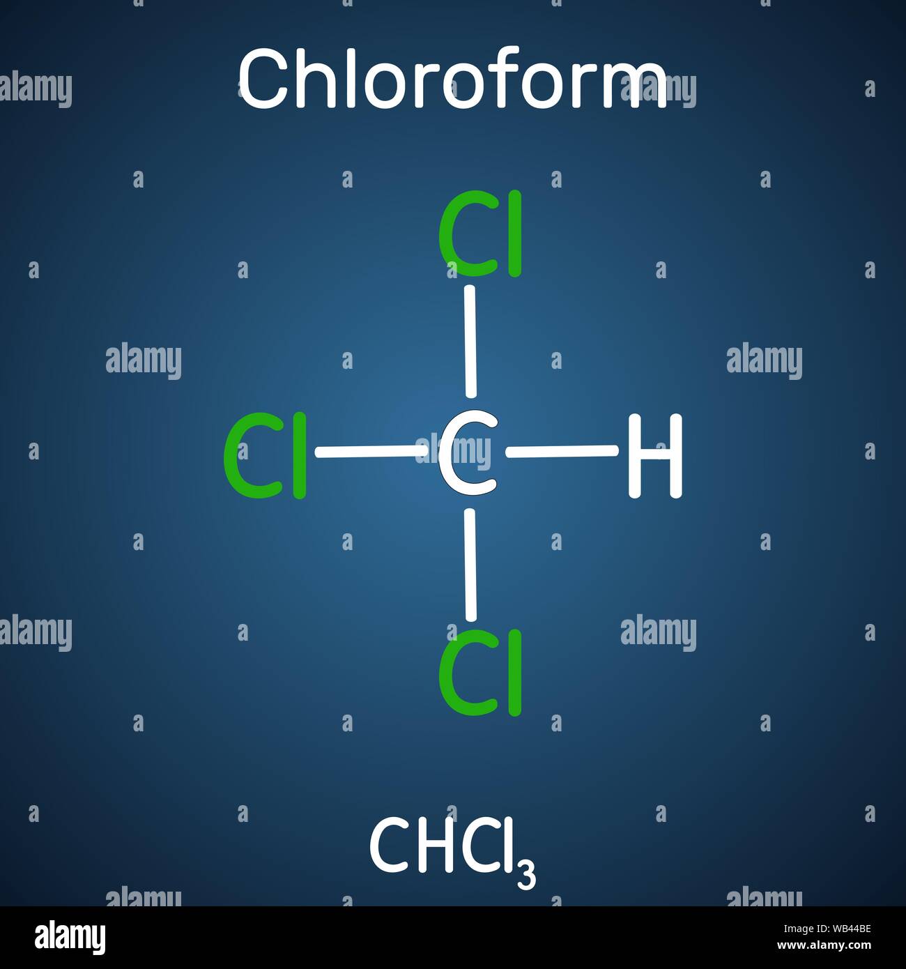 Cloroformo molecular Imágenes vectoriales de stock - Alamy