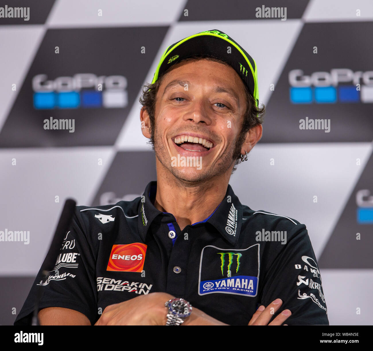 Valentino Rossi Smiling Fotos E Imagenes De Stock Alamy