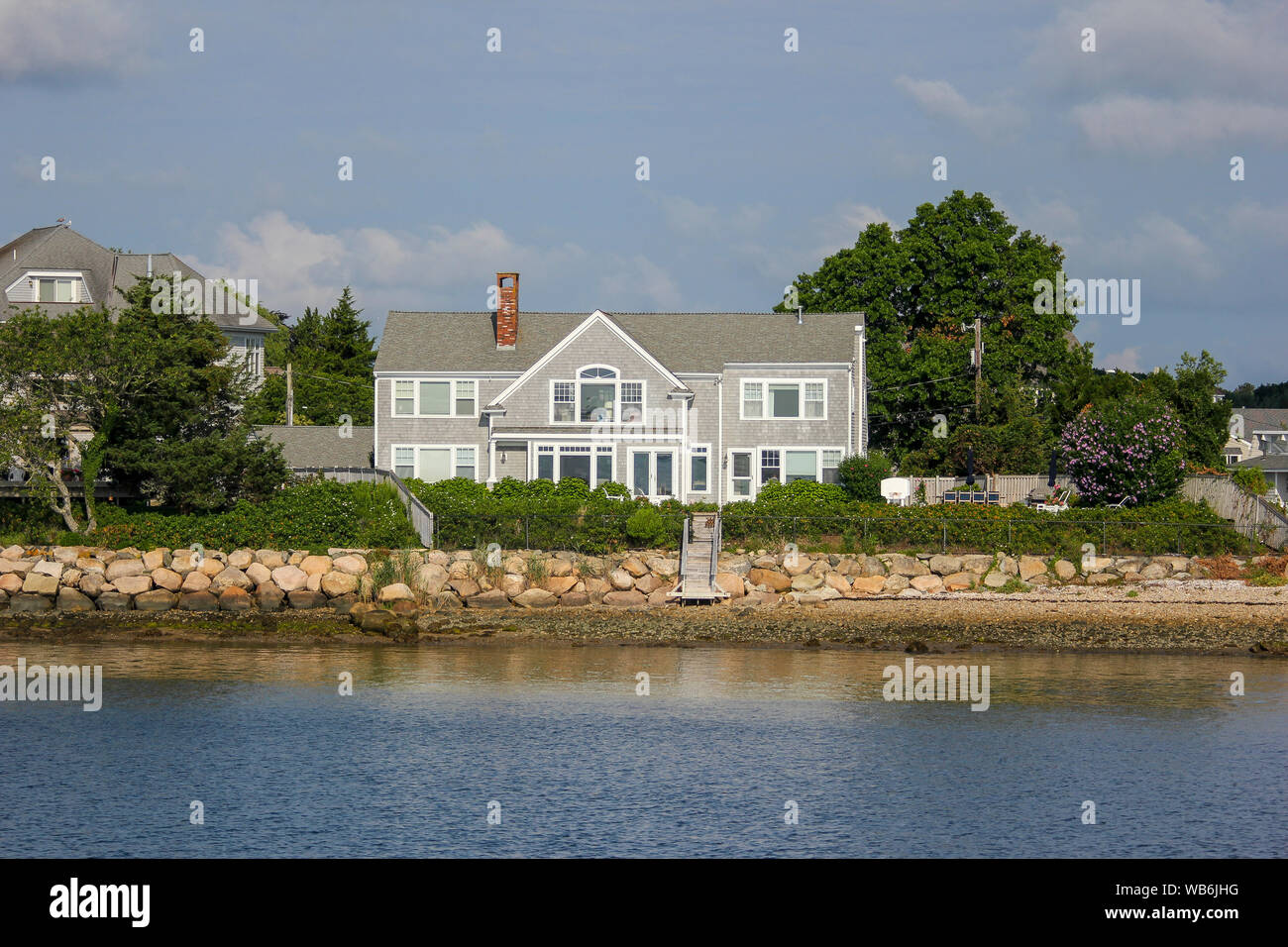 Un hogar en Bahía Lewis, Hyannis, Barnstable, en Cape Cod, Massachusetts, Estados Unidos Foto de stock