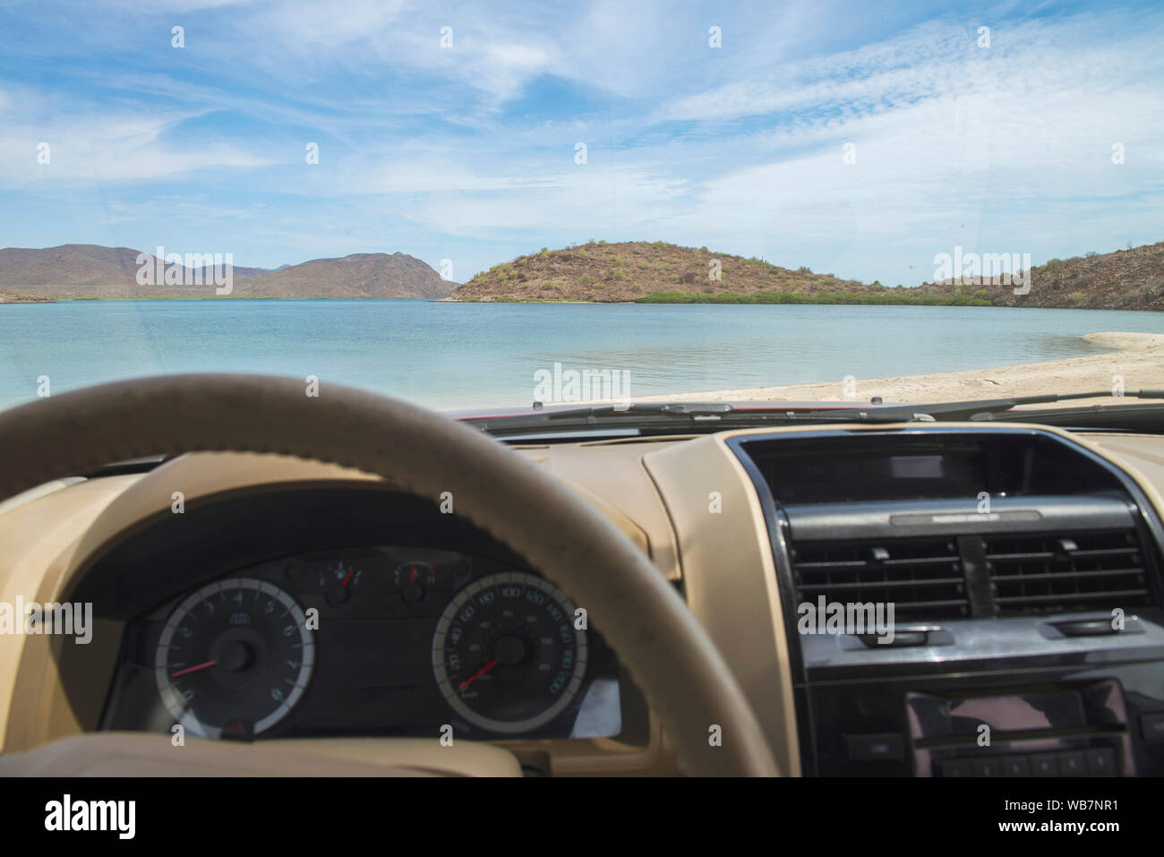 Tranquila y hermosa BAHIA CONCEPCION o Conception Bay, en el estado de