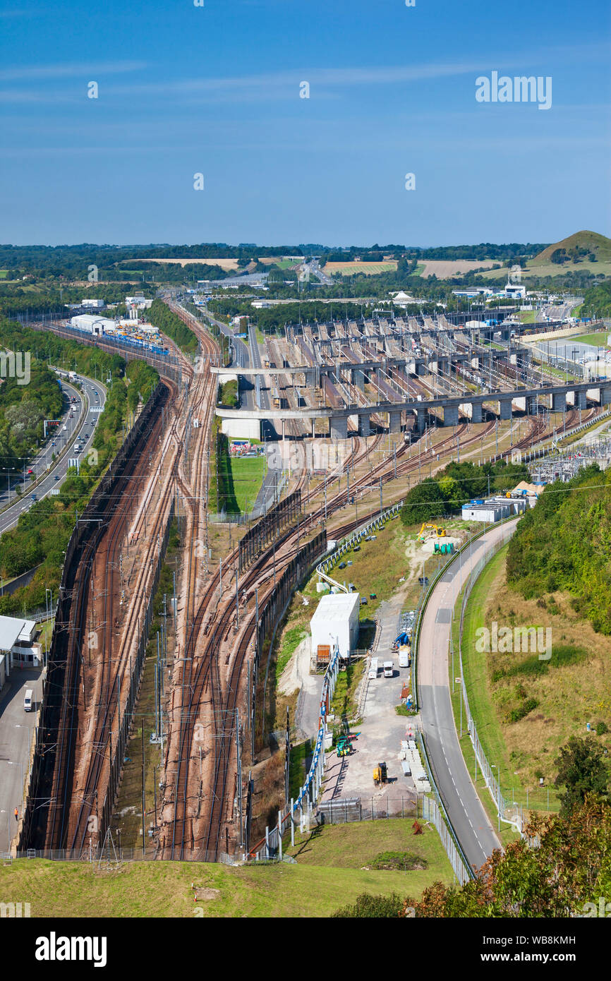 Eurotunnel terminal folkestone kent england fotografías e imágenes de alta resolución Alamy