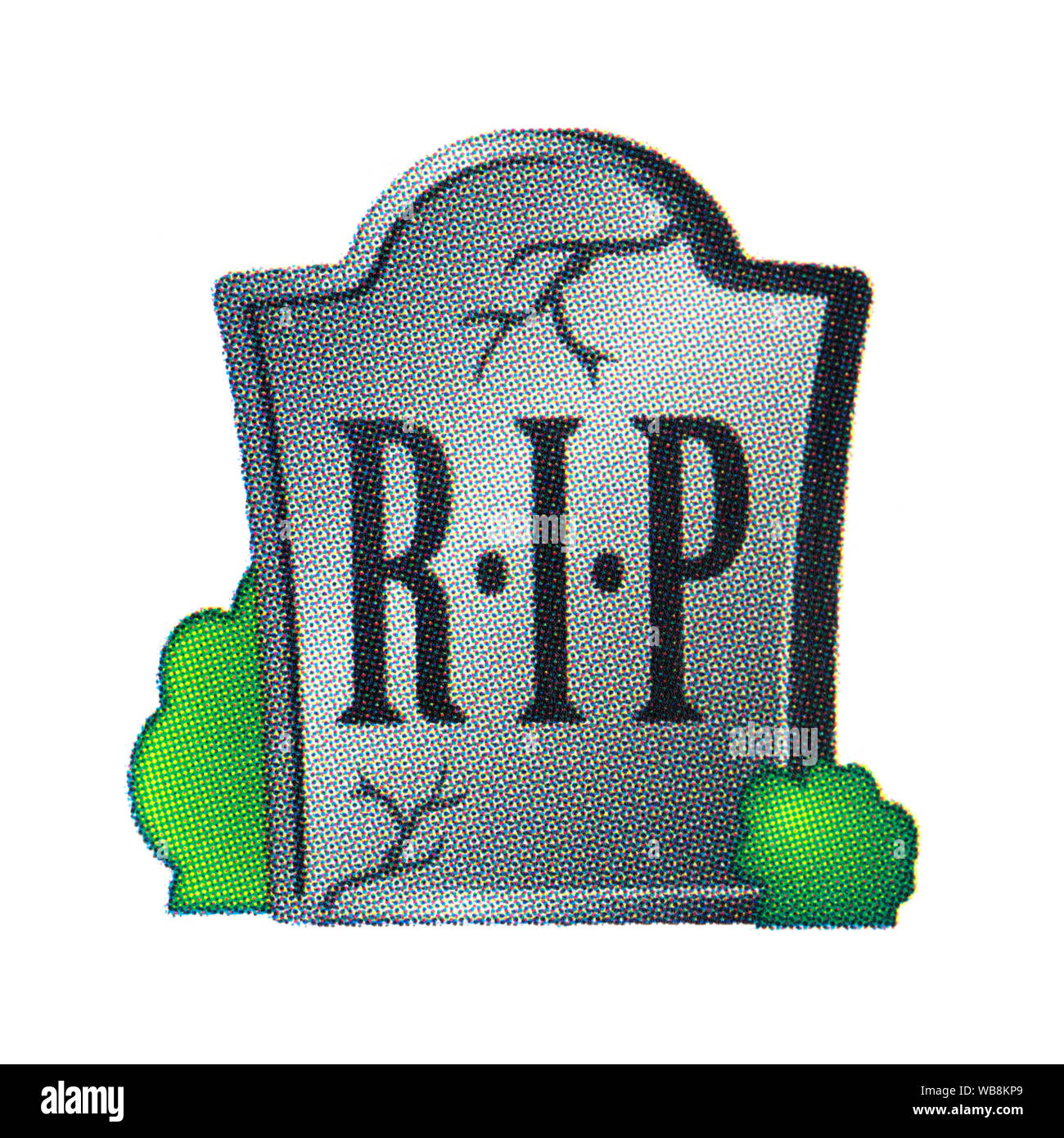 Emoticones de RIP Foto de stock
