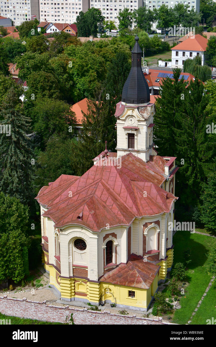 Iglesia Evangélica, Miskolc-DiósgyMagyarorszag őr, Hungría, Europa Foto de stock
