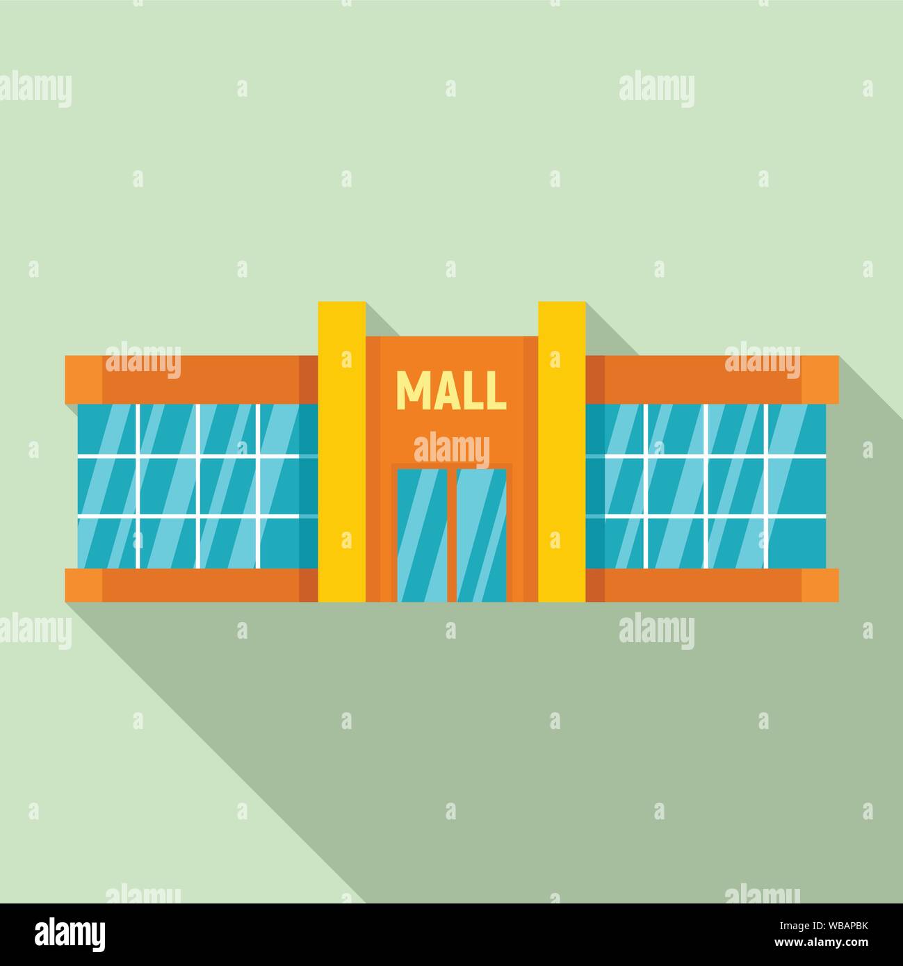 Retail Mall icono. Ilustración plana de retail mall icono vectoriales para  diseño web Imagen Vector de stock - Alamy