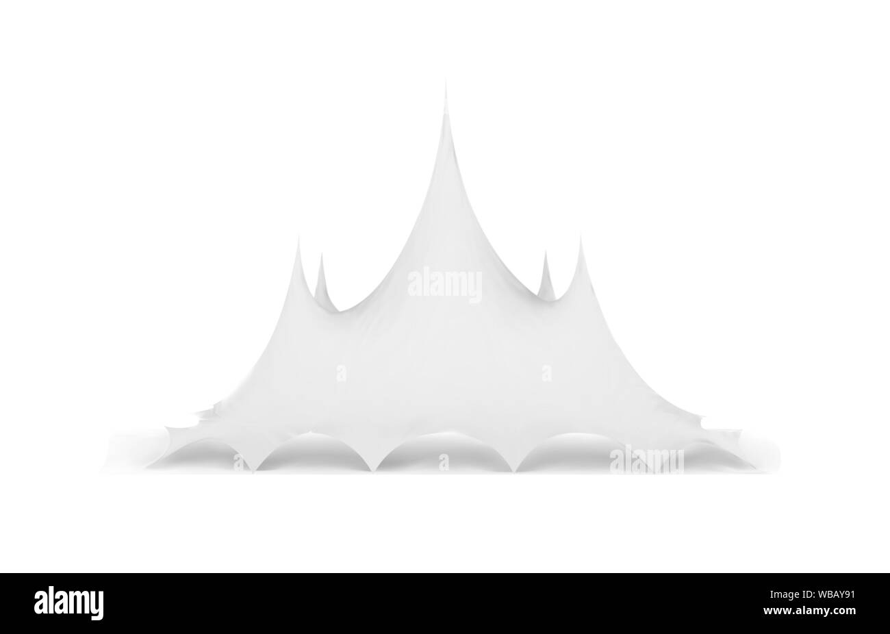 Carpa de circo blanca Imágenes de stock en blanco y negro - Alamy