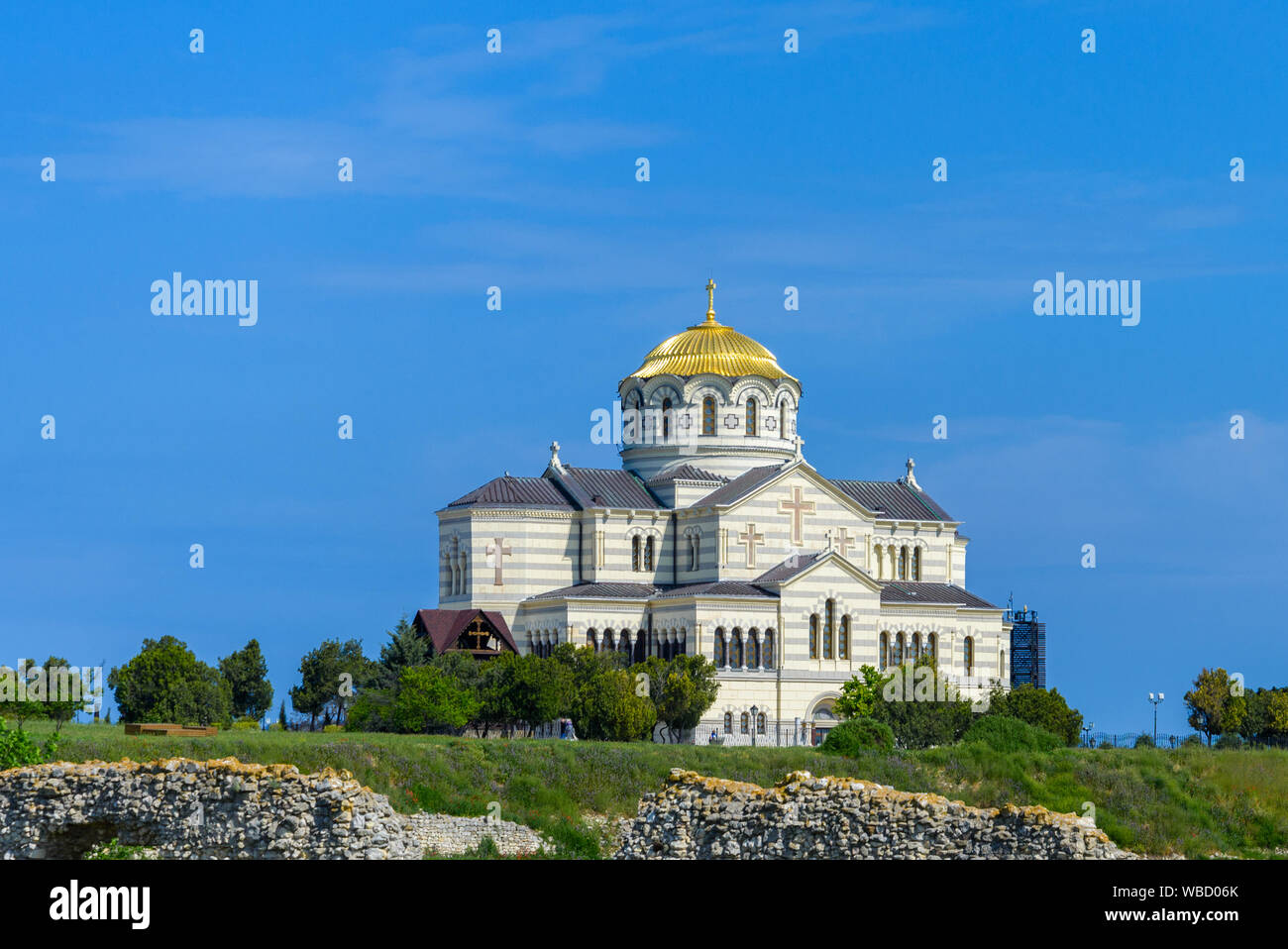 La Catedral de San Vladimir. Chersonese. Sebastopol. La Crimea. Foto de stock