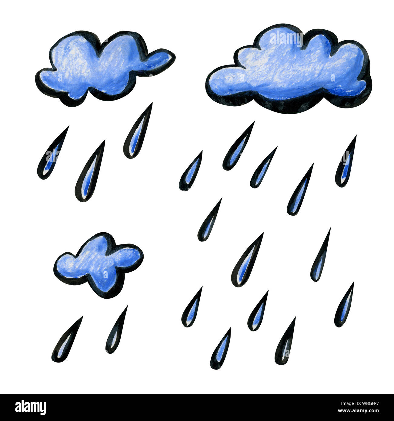 Dibujos animados de lluvia fotografías e imágenes de alta resolución - Alamy