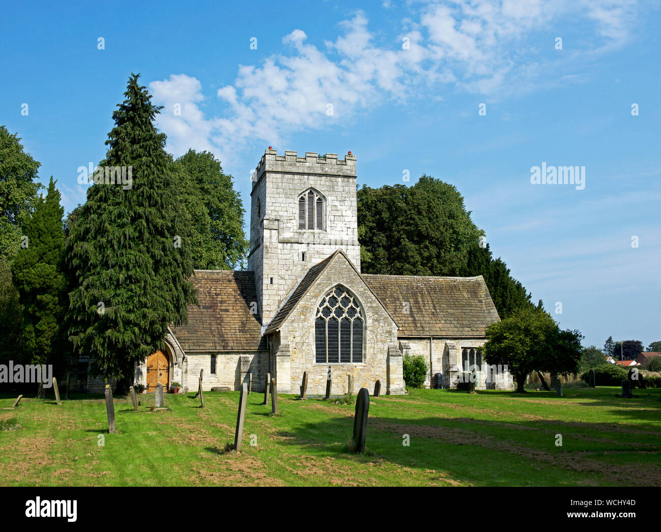 La Iglesia de Santa María, la Virgen, la Iglesia Fenton, North Yorkshire, Inglaterra Foto de stock