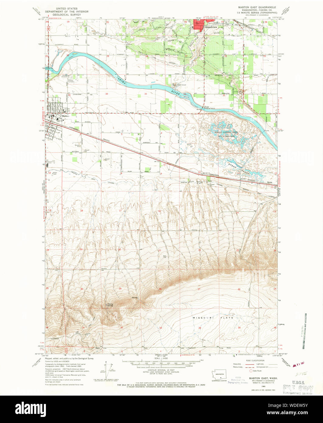 Mapa de mabton washington fotografías e imágenes de alta resolución Alamy