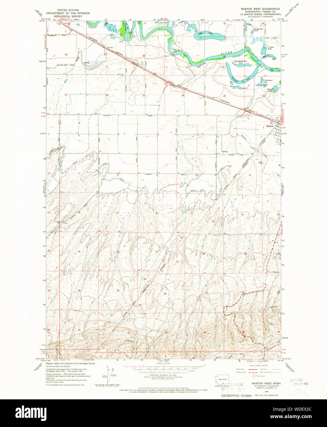Mapa de mabton washington fotografías e imágenes de alta resolución Alamy