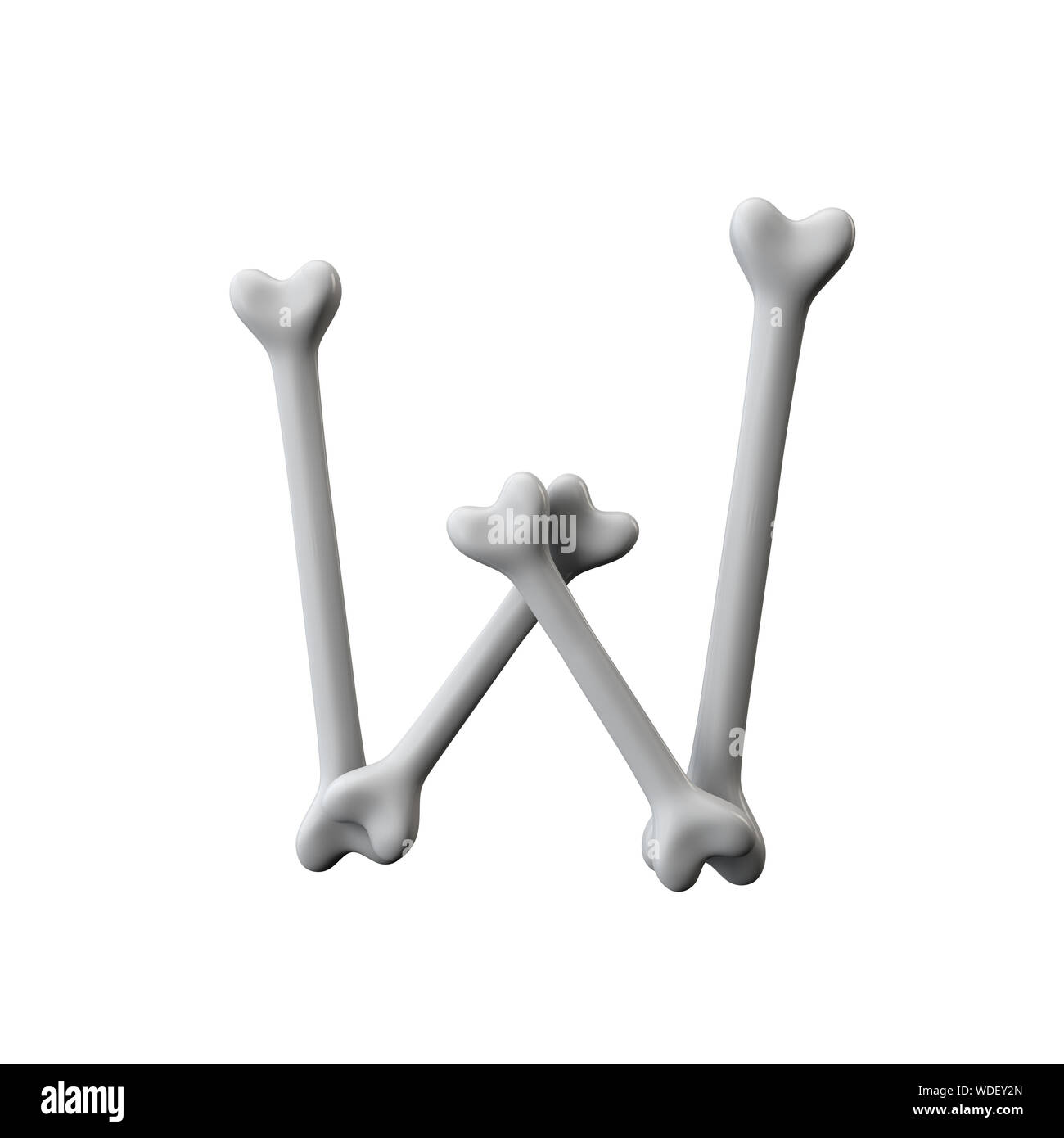 Letra W fuente de hueso. Halloween letra del alfabeto. 3D Rendering Fotografía de stock - Alamy Letra W fuente de hueso. Halloween letra del alfabeto. 3D Rendering Fotografía de stock - Alamy