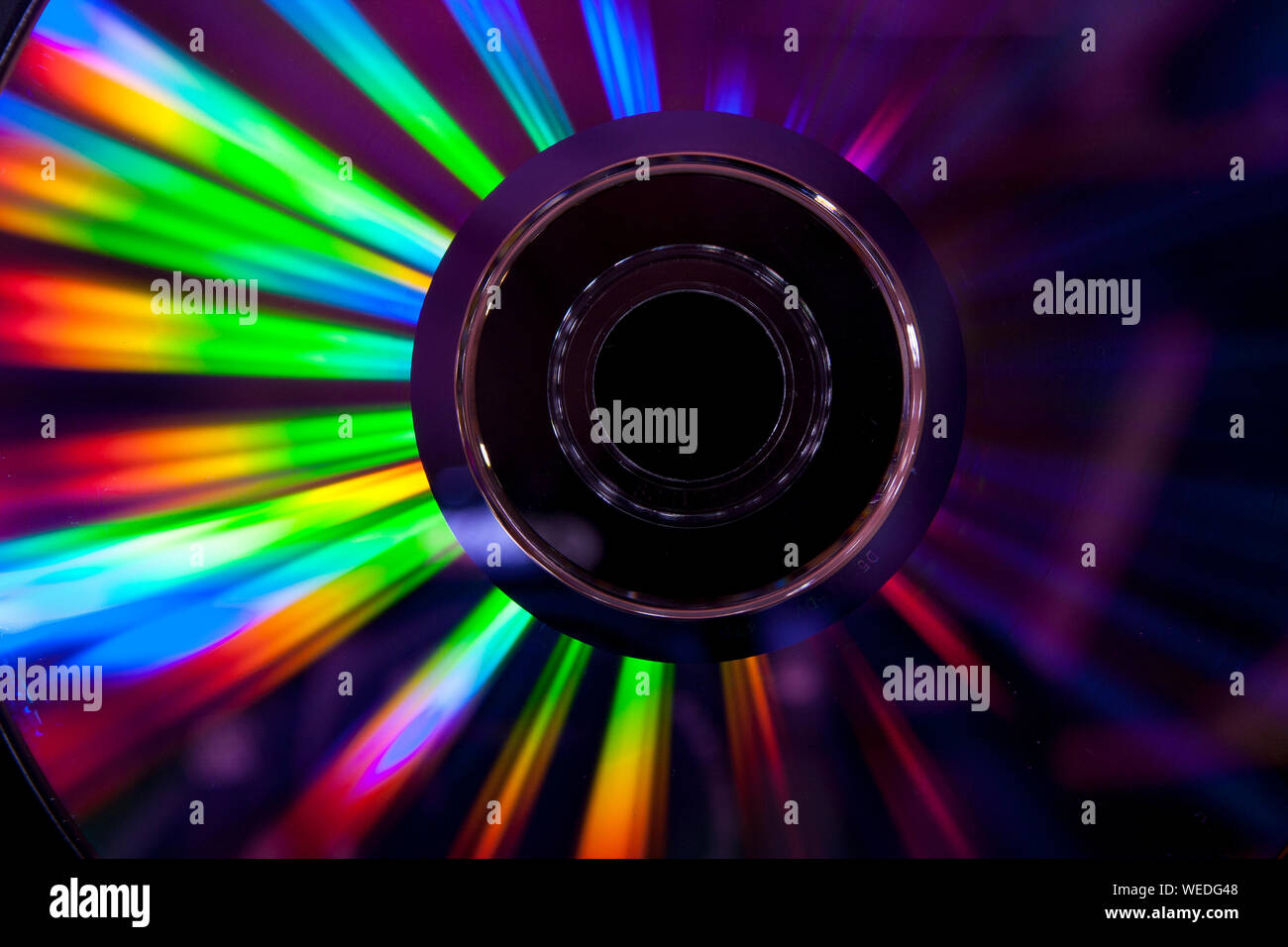 Close-up de Compact Disc Foto de stock