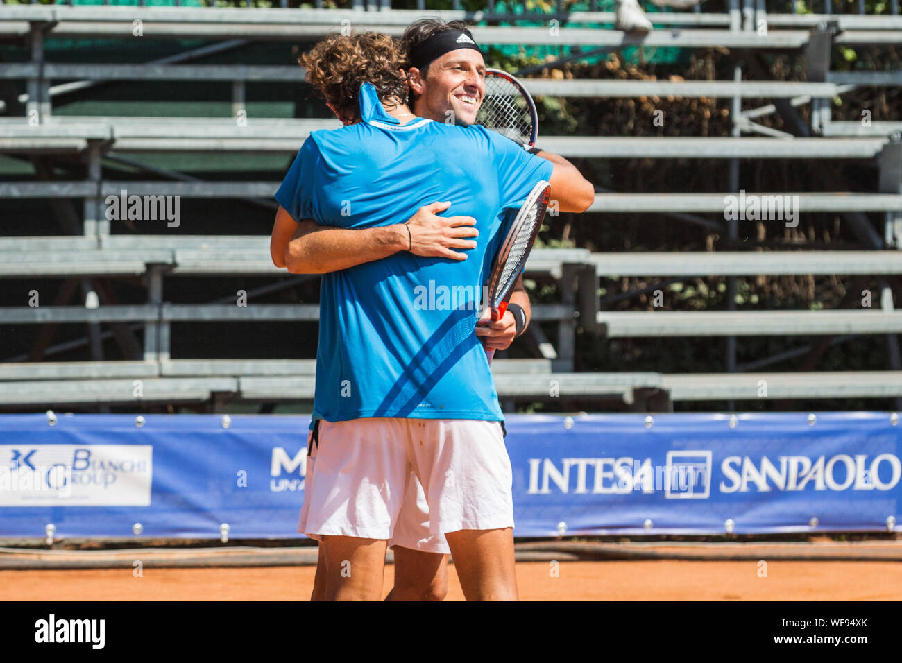 ANDREA ARNABOLDI FEDERICO ARNABOLDI durante el ATP Challenger como 2019,  Como, Italia, 30 de agosto de 2019, Tenis Tenis TENIS Internationals  Fotografía de stock - Alamy