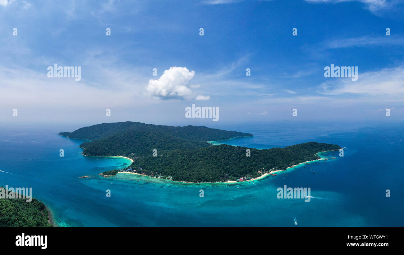 La isla de Pulau Perhentian Besar, Tenrengganu, Malasia Foto de stock