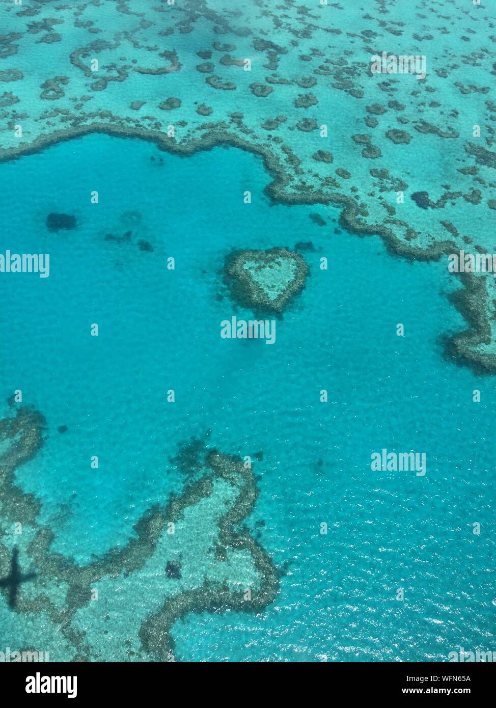 Drone punto de vista mar idílico Foto de stock