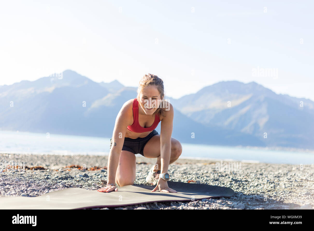 Gina Valdas, Seward, Alaska. Foto de stock