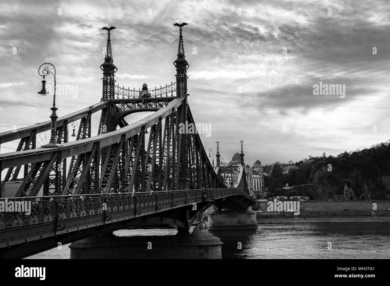 Puente Liberty en Budapest, Hungría Foto de stock