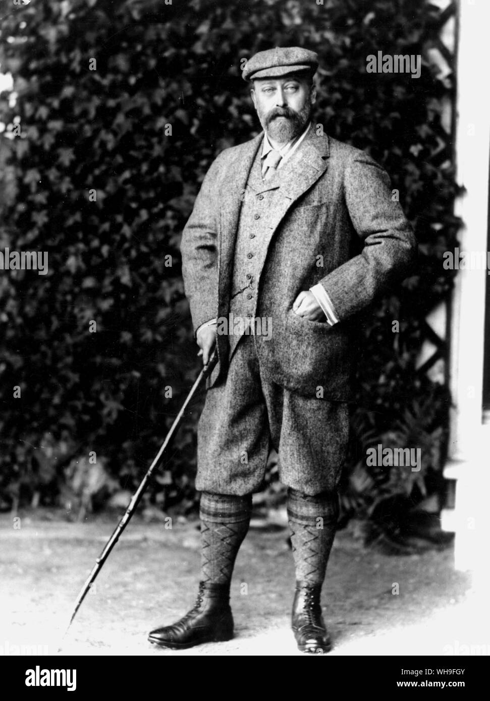 El Rey Eduardo VII (1841-1910), Reina de Gran Bretaña e Irlanda del Norte desde 1901. Hijo de la Reina Victoria y el príncipe Alberto. Foto de stock