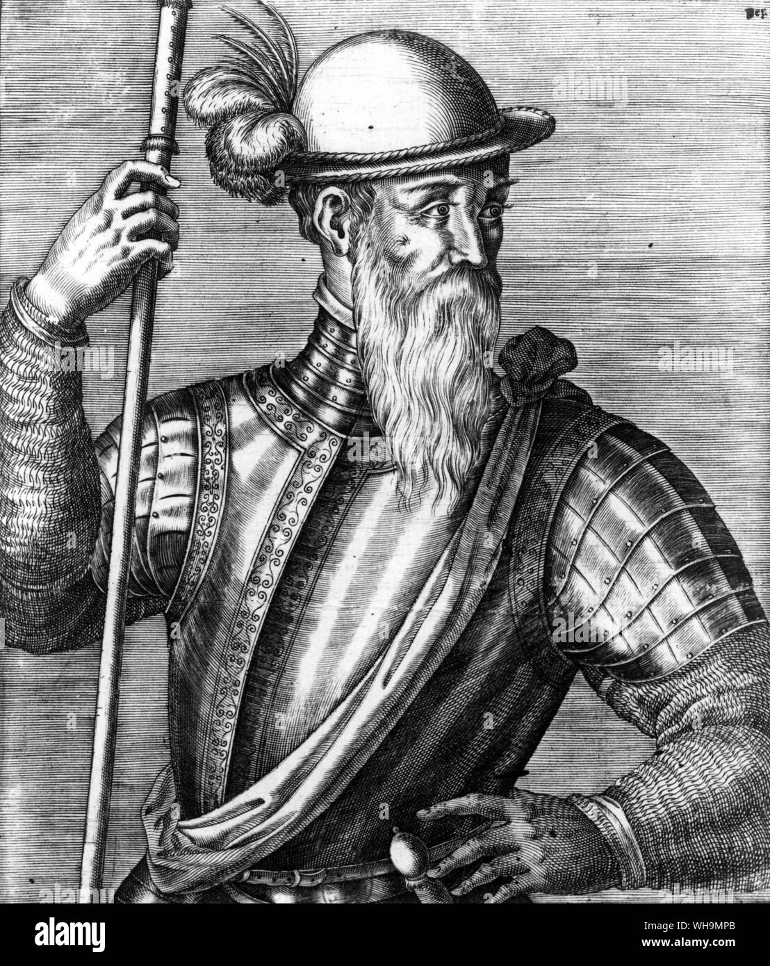 Francois Pisarre (1475-1541). Foto de stock