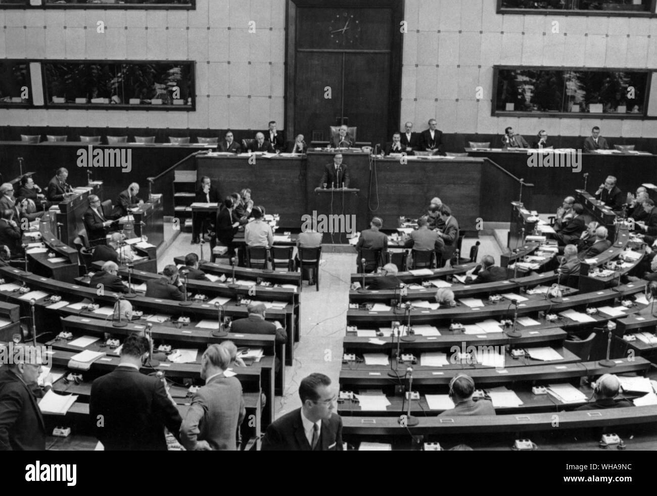 El parlamento europeo Foto de stock