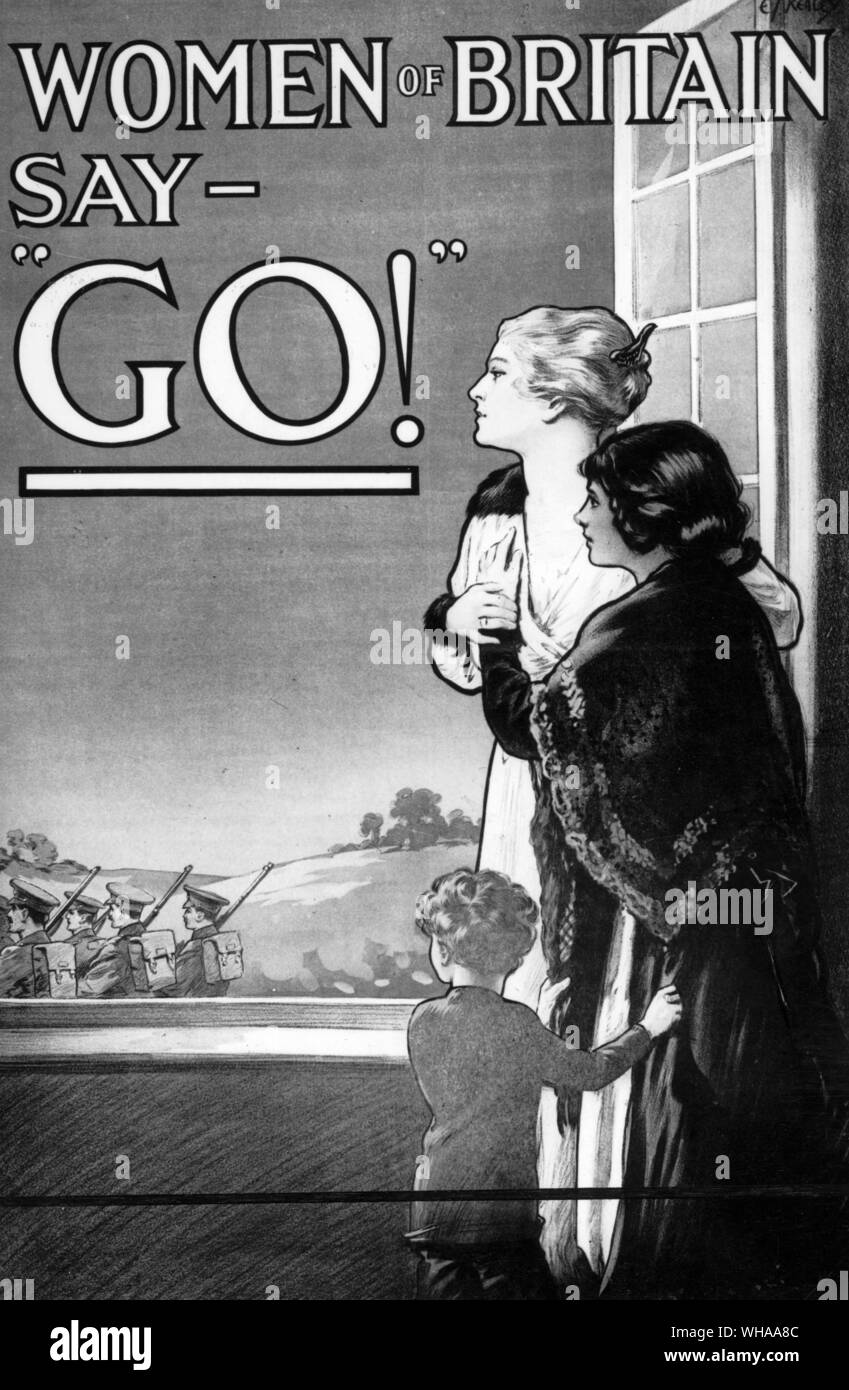 Las mujeres de Bretaña decir Go! Foto de stock