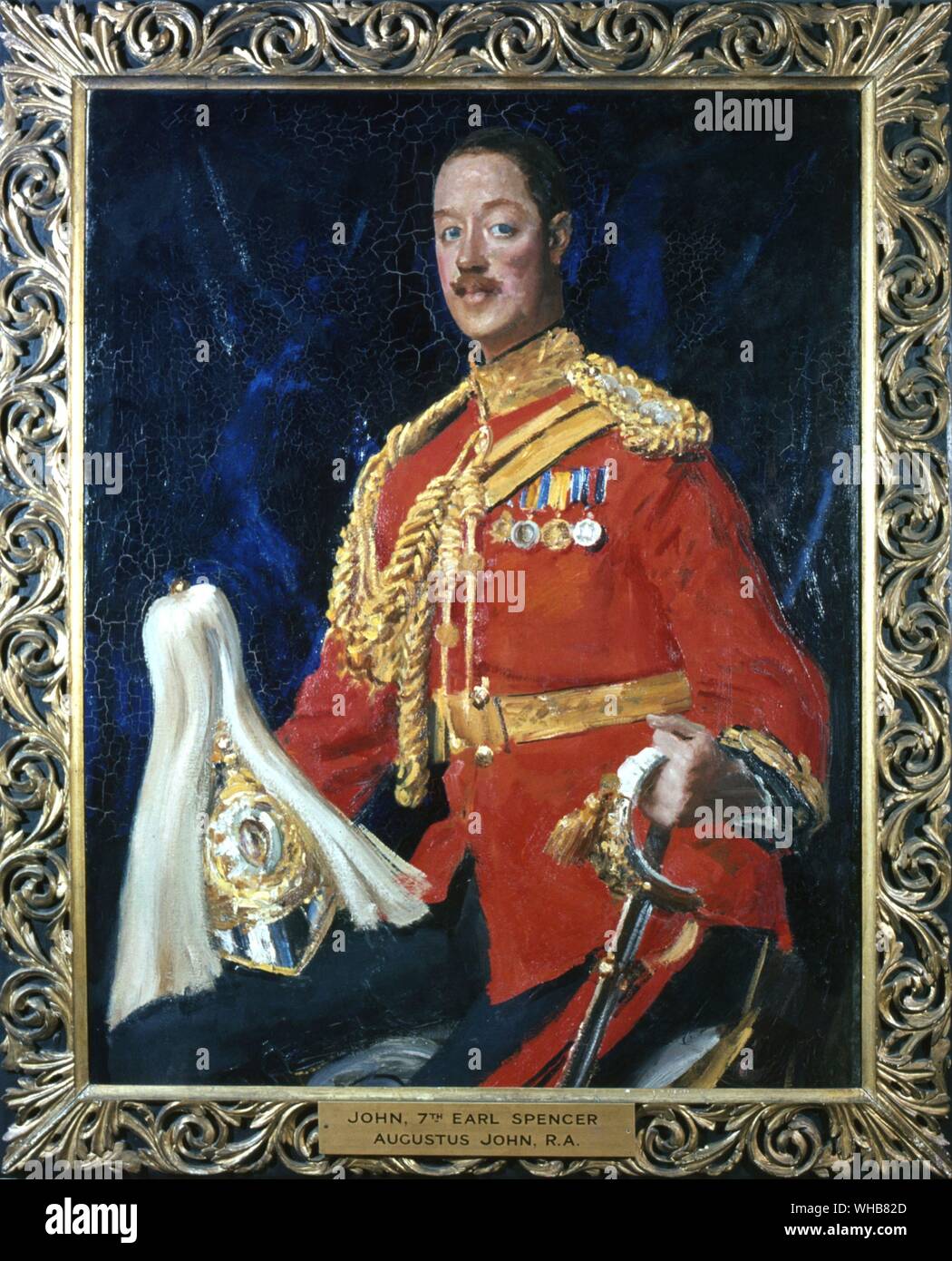 Albert Edward John Spencer , 7º Conde Spencer 1892 - 1975 : Retrato por Augustus John Foto de stock