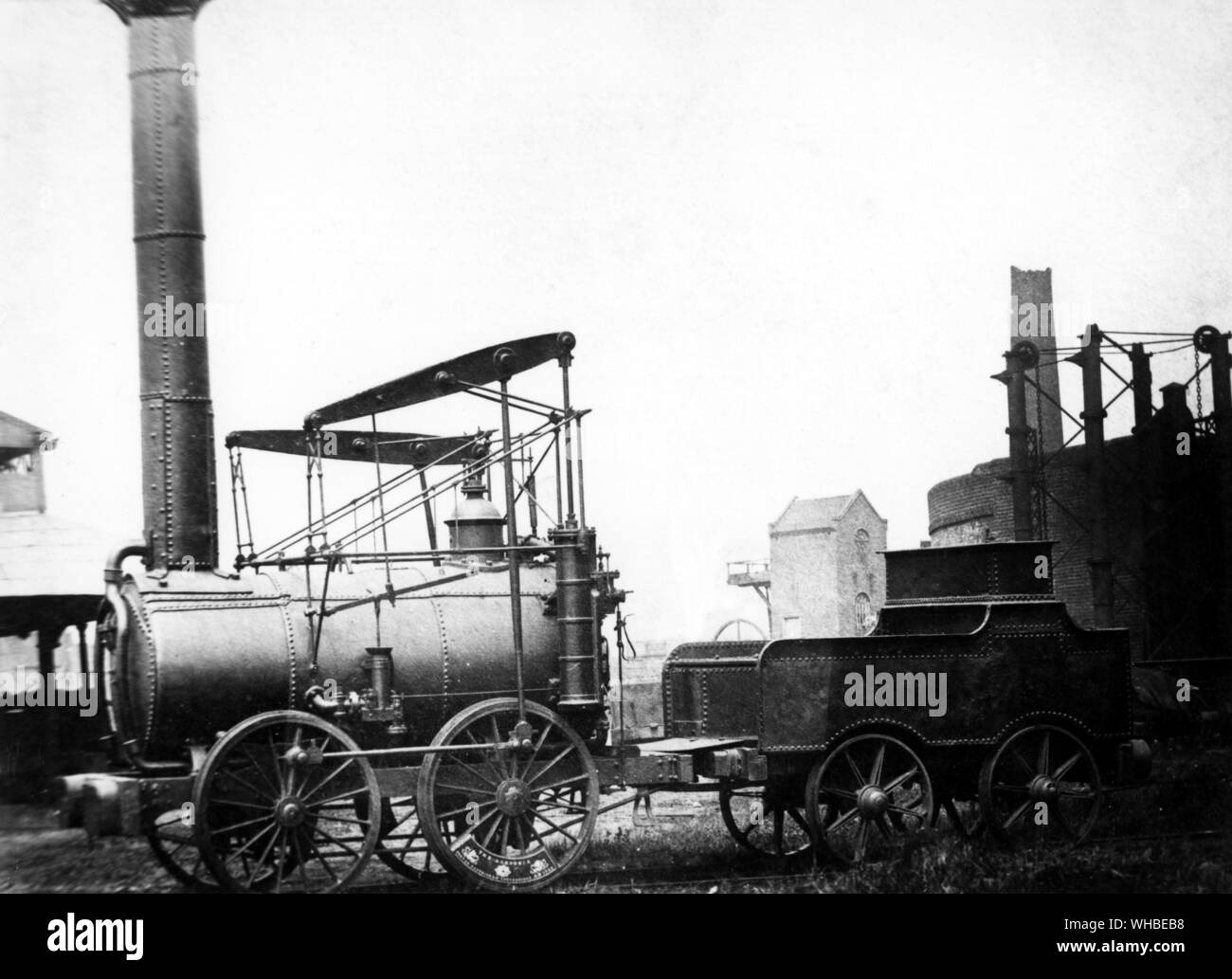 La Agenoria c.1880s fue construido para los Shutt final del tren. Agenoria fue probablemente el primero en utilizar la lubricación mecánica de sus ejes. Tuvo una vida larga y, al final, fue presentado en el Museo de la Ciencia (Londres) en 1884. Ahora está en el Museo Nacional de Ferrocarriles en York. Foto de stock
