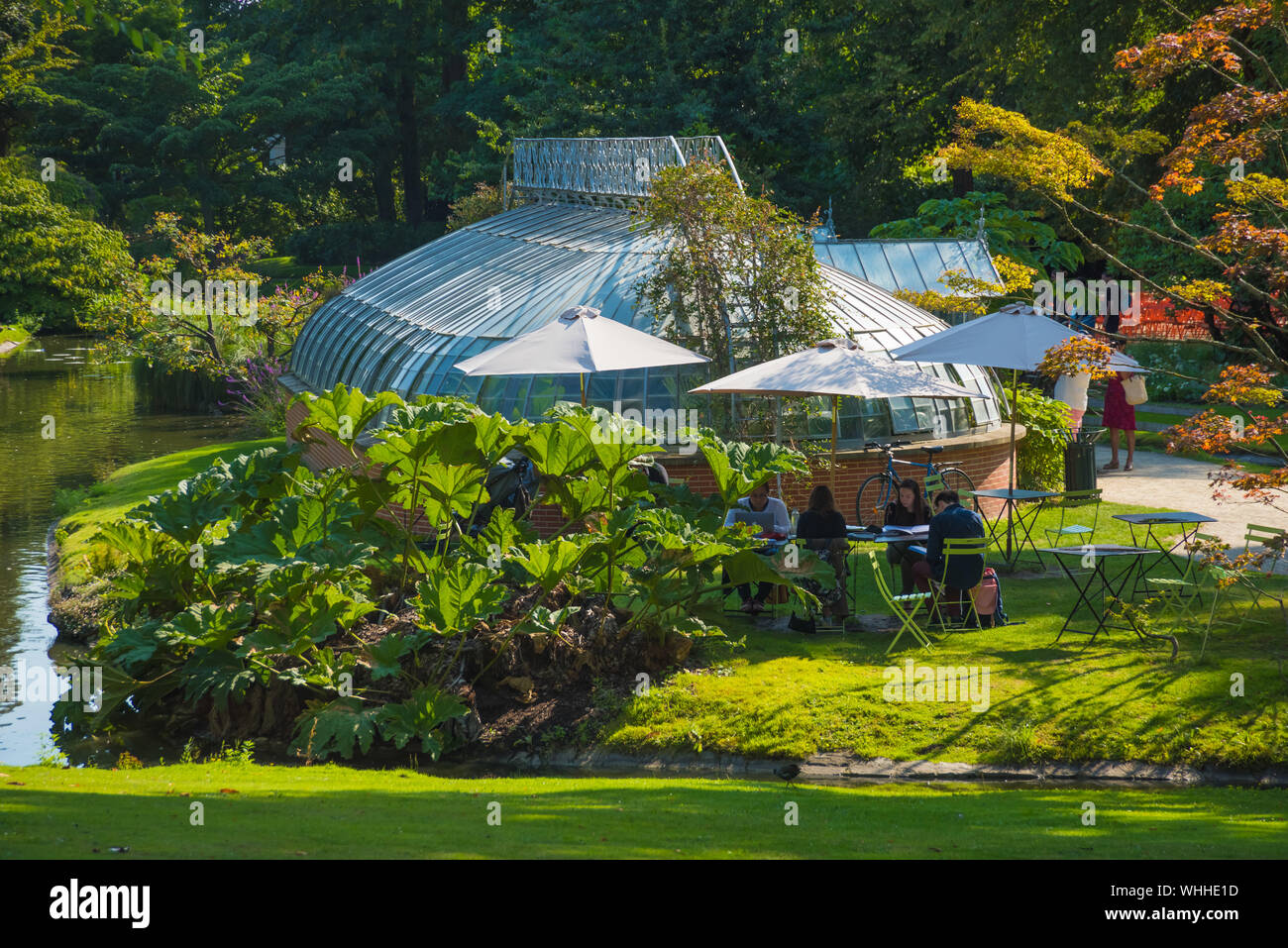Nantes, Jardin des Plantes Foto de stock