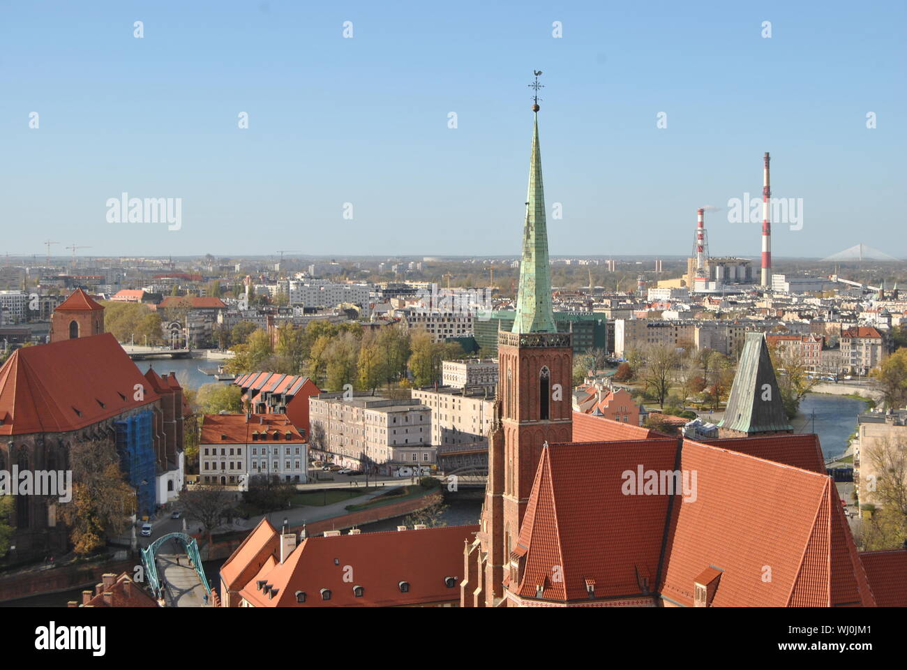Wroclaw, Polonia. Vista general Foto de stock