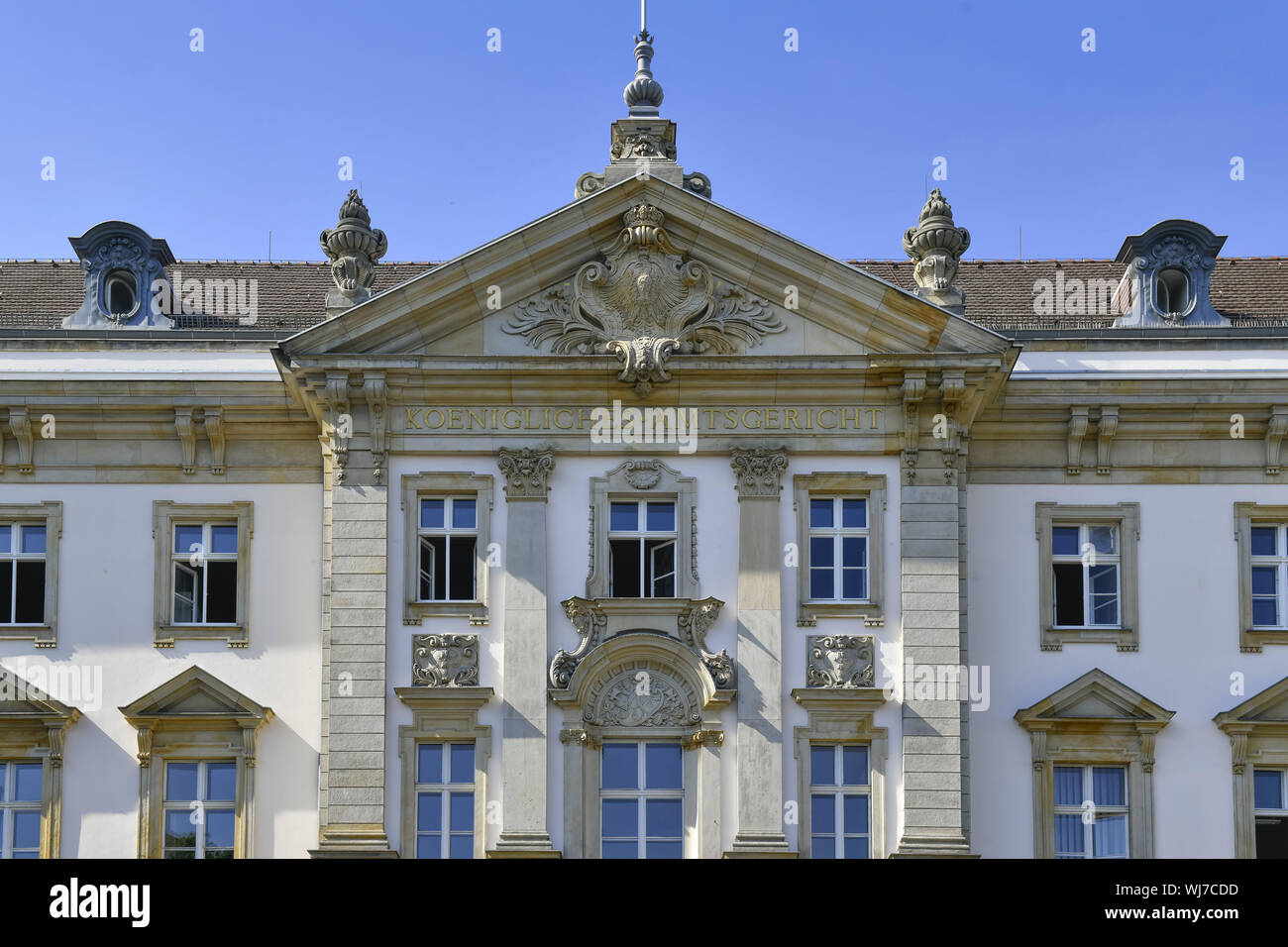 Berlín, Alemania, Vista exterior, exterior, fuera de la vista, fuera de la vista, Charlottenburg, Charlottenburger, Charlottenburg-Wilmersdorf, tribunal de distrito, la dis Foto de stock