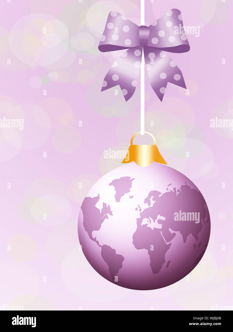 Bola de Navidad del mundo Fotografía de stock - Alamy