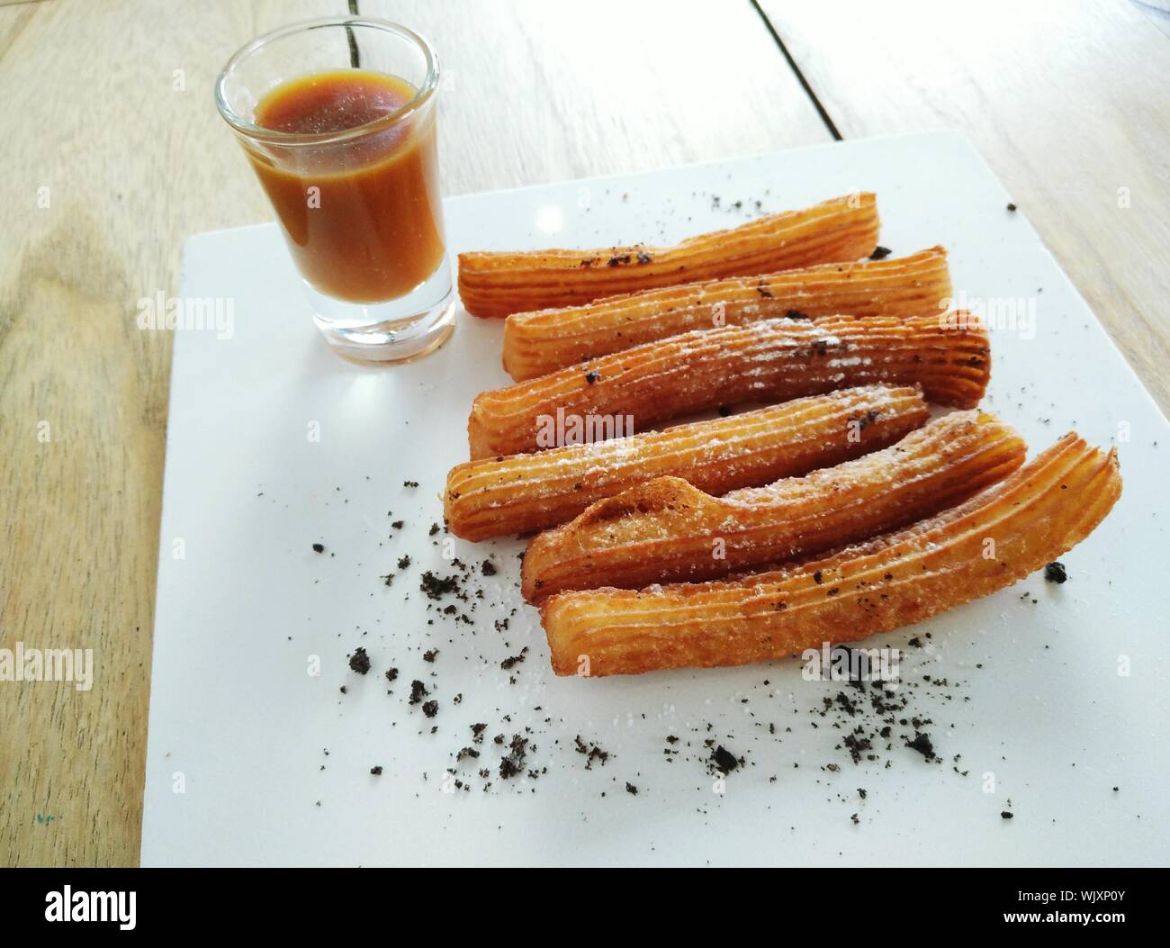 Churros salados caramelo Fotografía de stock - Alamy