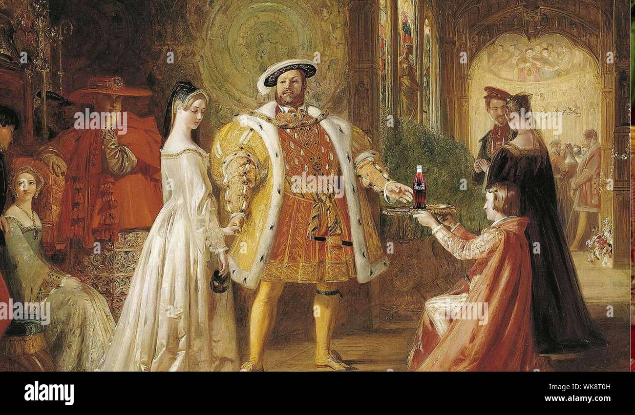 Henry VIII (28 de junio de 1491 - 28 de enero de 1547) era el rey de Inglaterra Foto de stock